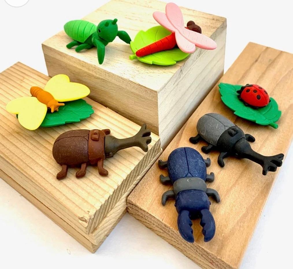 Fancy Insects Shape Eraser for Kids| Pencil Eraser for Girls| Best for Birthday Return Gift