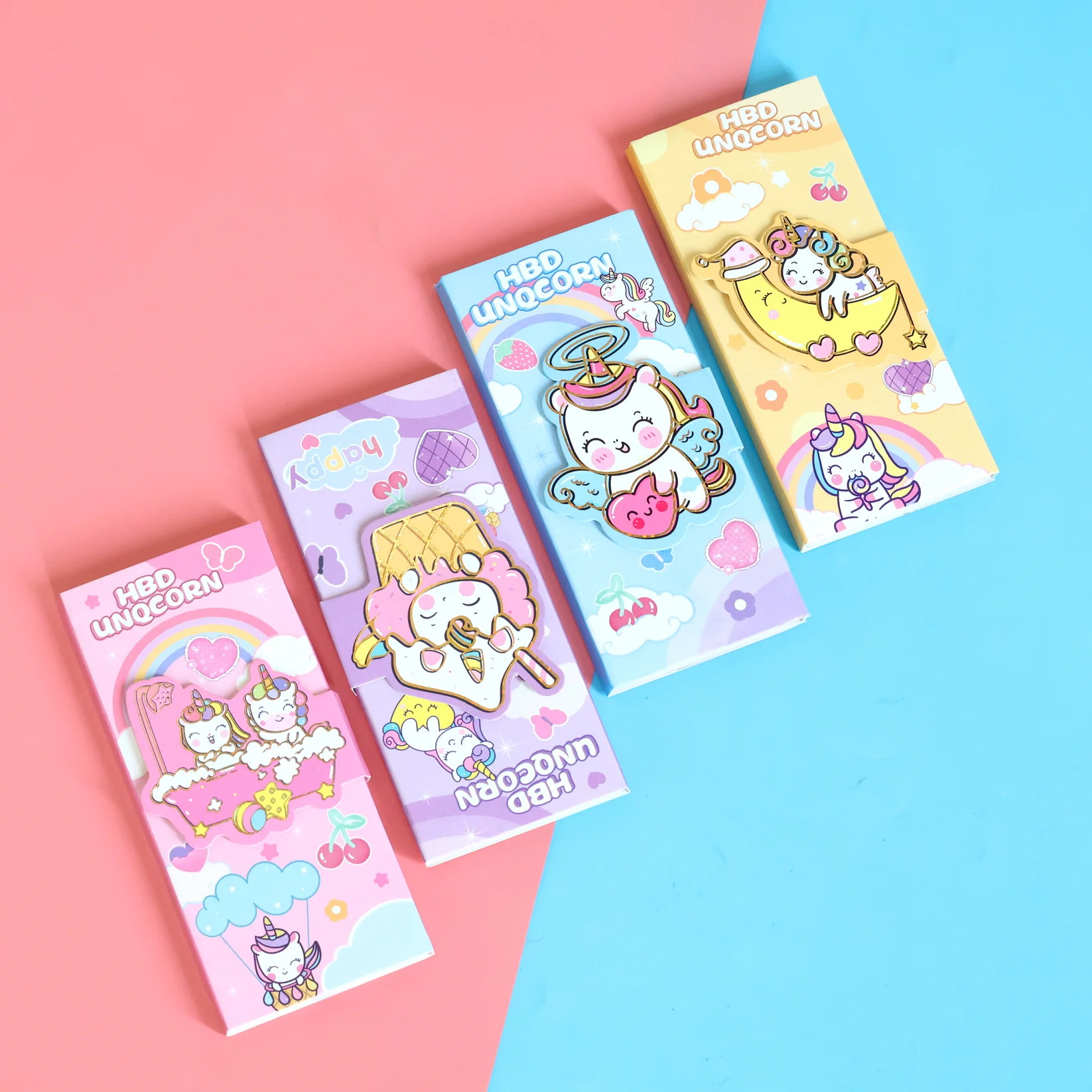Sticky Notes Three-Fold booklet