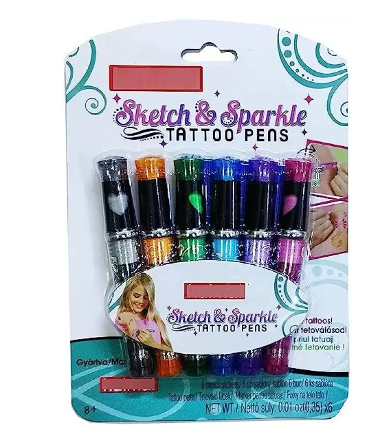 Sketch and Sparkle Tattoo Pens