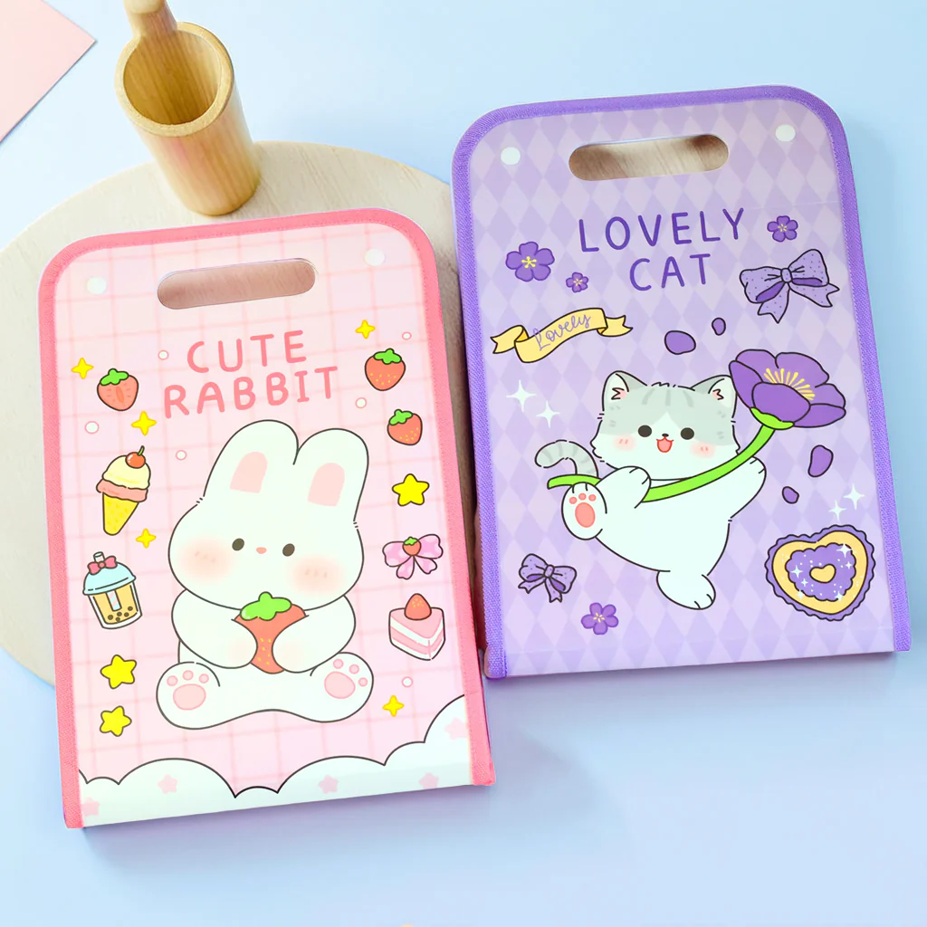 Cartoon Themed Multi Layer File Folder