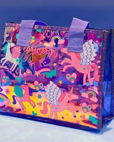 Stylish Holographic Tote Bags (Large)