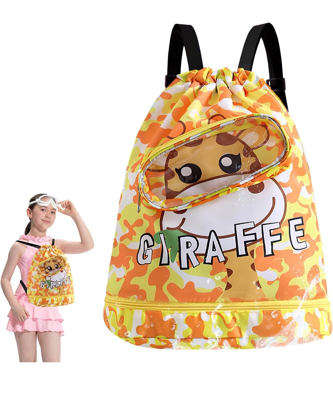 Kids Swimming Bag - Light Weight Double Layered Multipurpose Bag