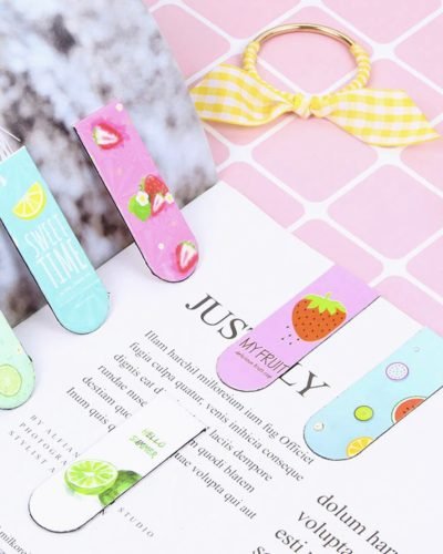 Cartoon Magnetic Bookmark Set of 6