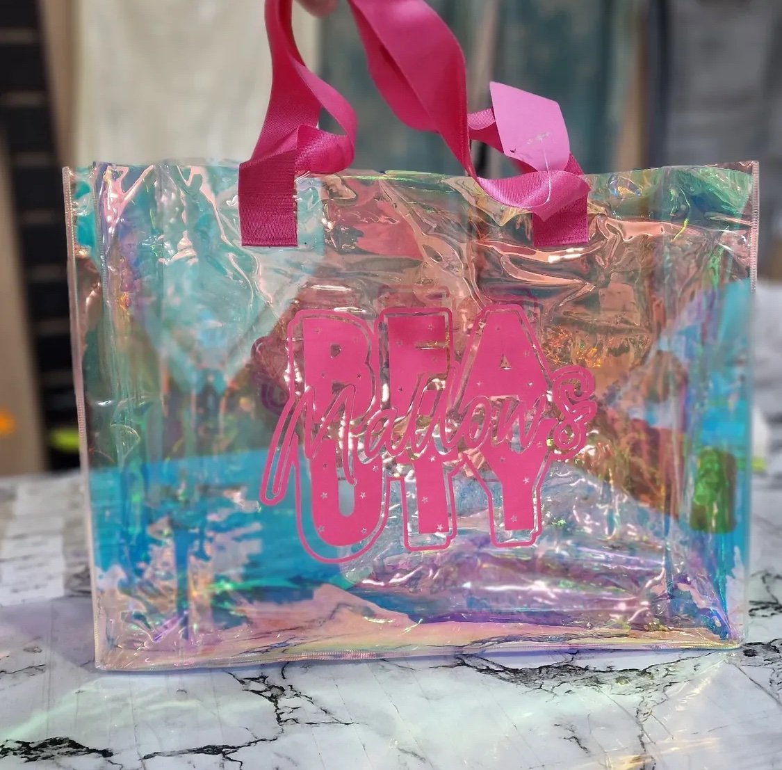 Holographic Tote Bags Large
