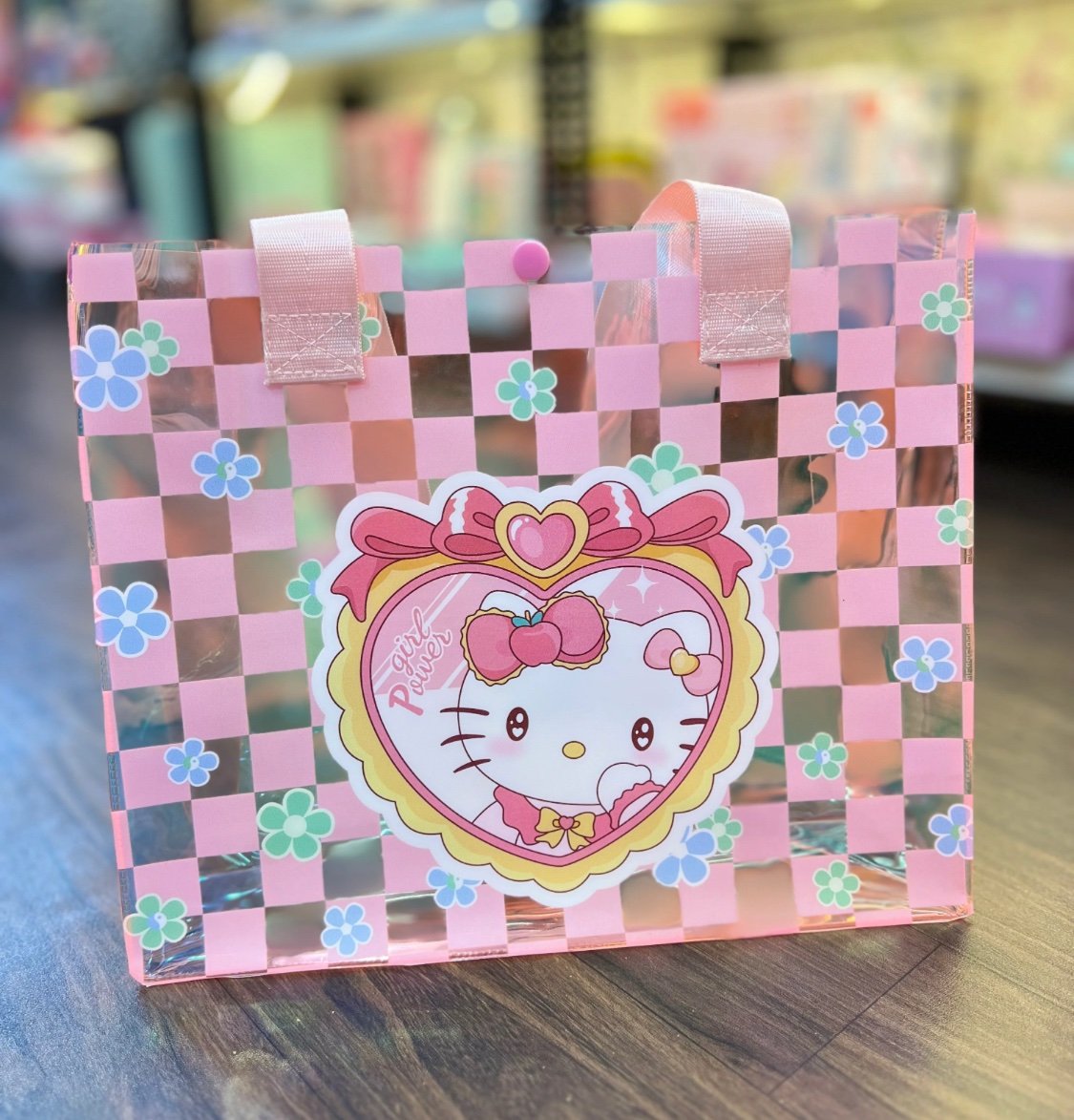 Holographic Tote Bag - Hello Kitty