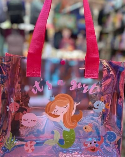 Holographic Tote Bags - Mermaid