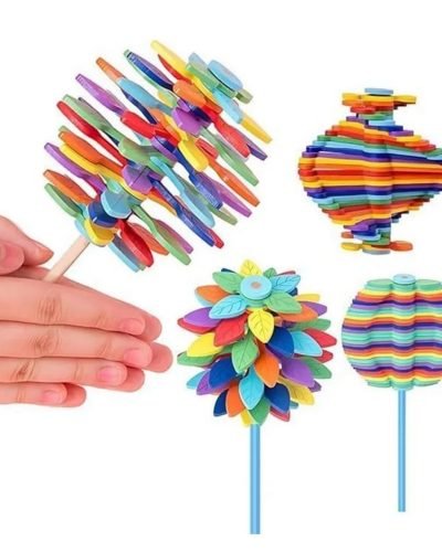Candy Flower Wooden Fidget Toy for Kids