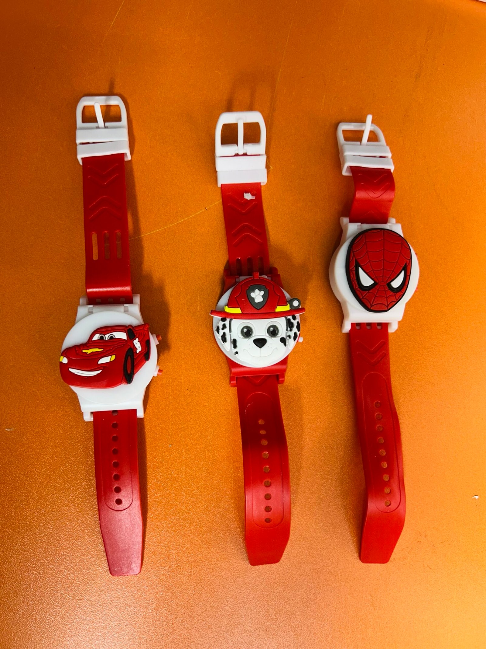Kids Digital Watches with flip cartoon characters