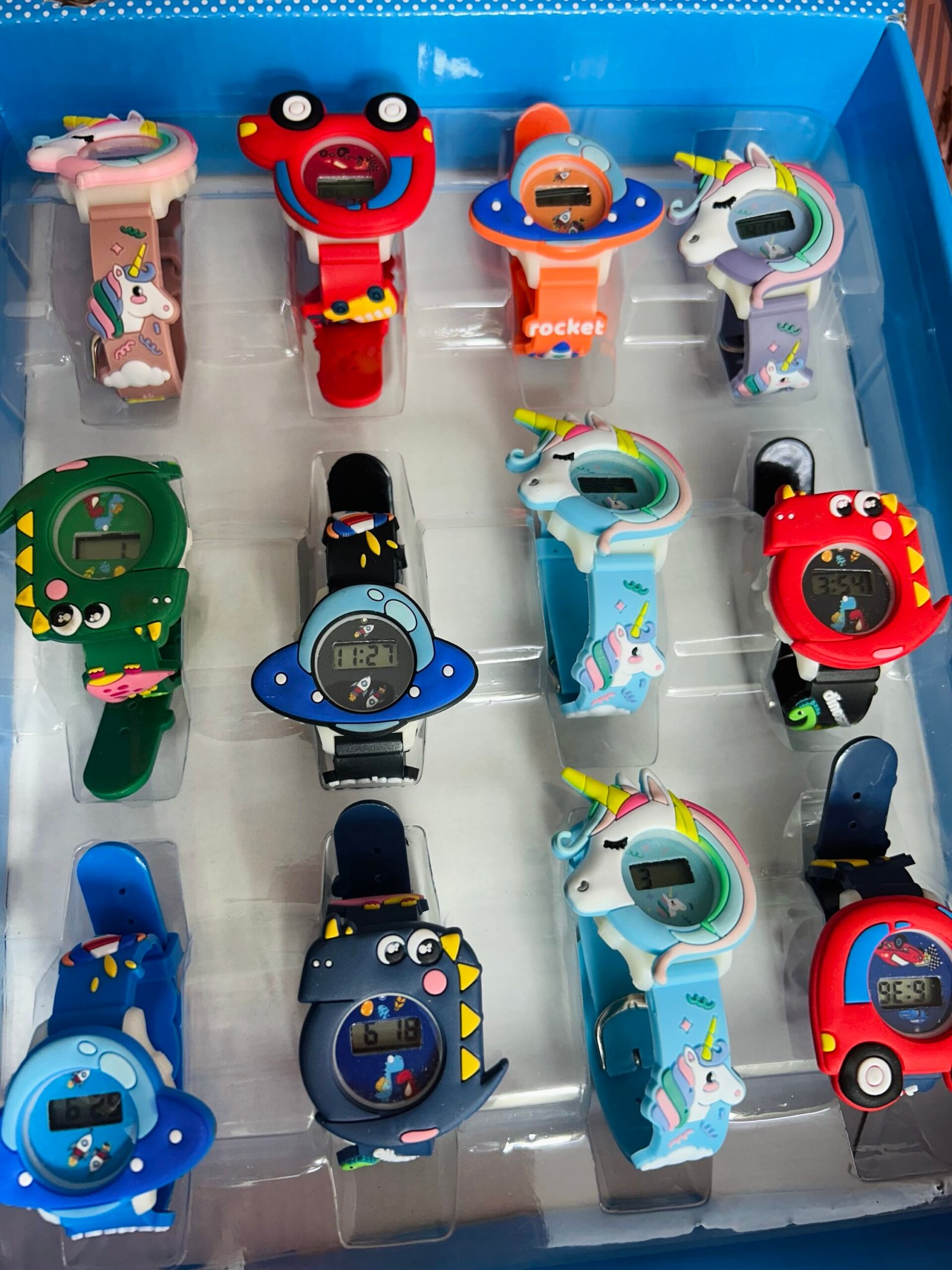 Kids Digital Watches in Unicorn, Space & Dino