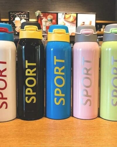 Sports Thermos Classy Look Flask Stainless Steel Sipper Vacuum Hot Cold Water Bottle Double Insulated for | Gym | Home | Kitchen |Office Easy to Carry (Pack of 1) 500ml