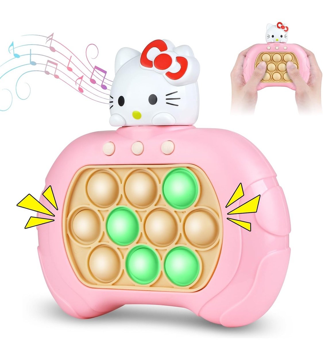 Handheld Fast Push Puzzle Game Console Pop Fidget Sensory Toy