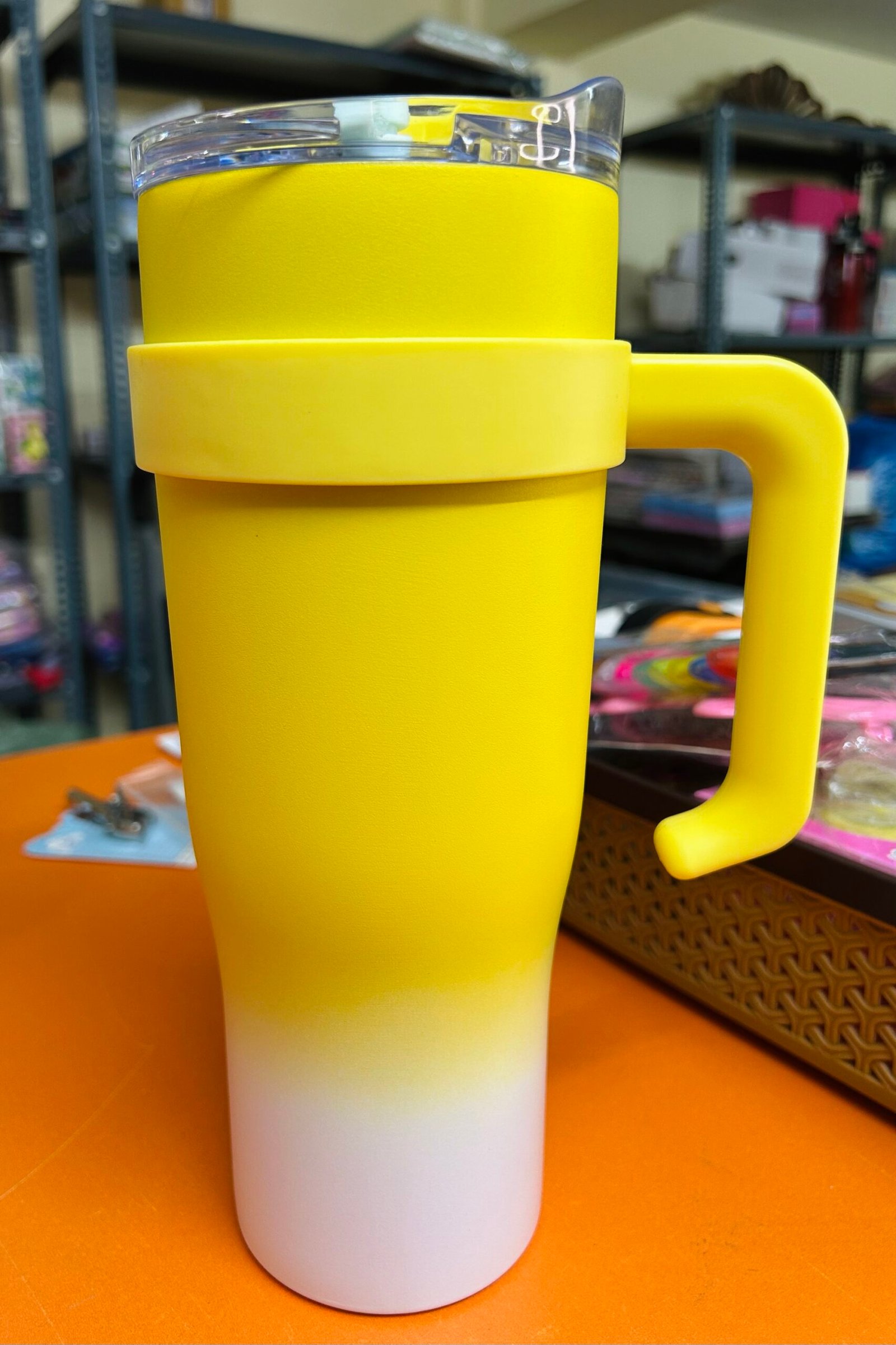 Insulated High Grade Stainless Steel Dual Tone Tumbler 1200ml with Steel Straw Sipper