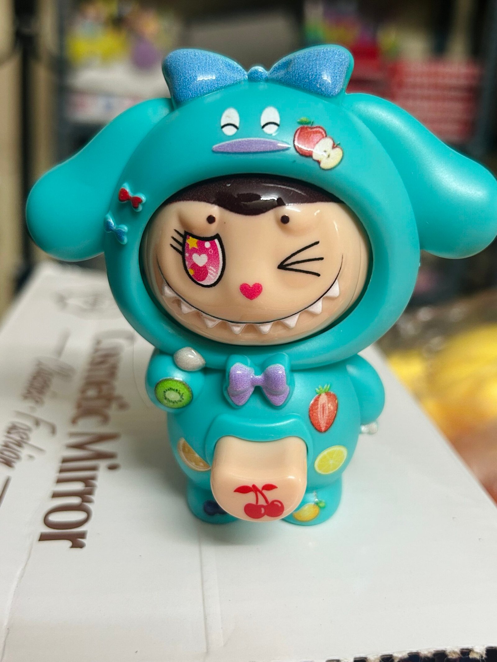 Cute Face Rotating Keychain