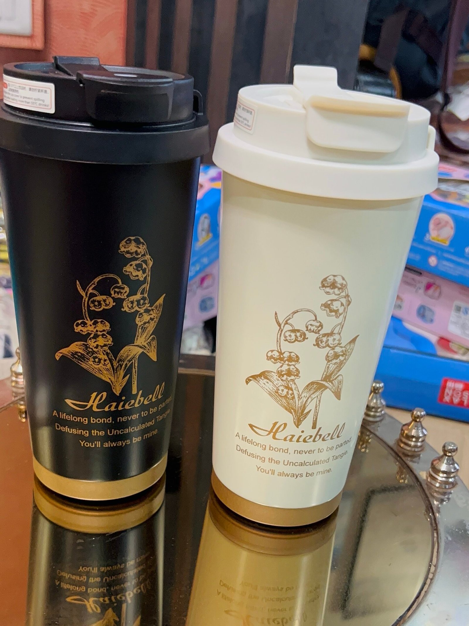 Premium Double Insulated Stainless Steel Coffee Cups 500ml